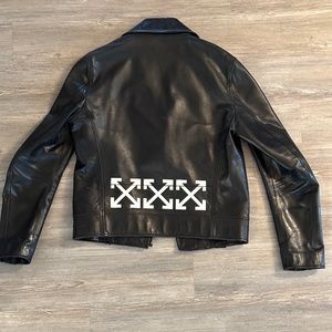 Off White Motorcycle Leather